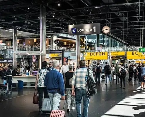 Vertrekhal-Schiphol